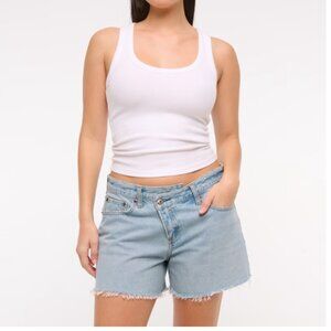 NWT Abercrombie Curve Love Low Rise Baggy Short, 30
